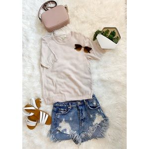 Appleseed's Short Sleeved Blouse/Top